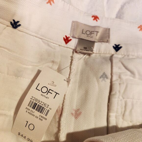 Loft Outlet Women's 4" shorts Size 10 - Picture 3 of 7